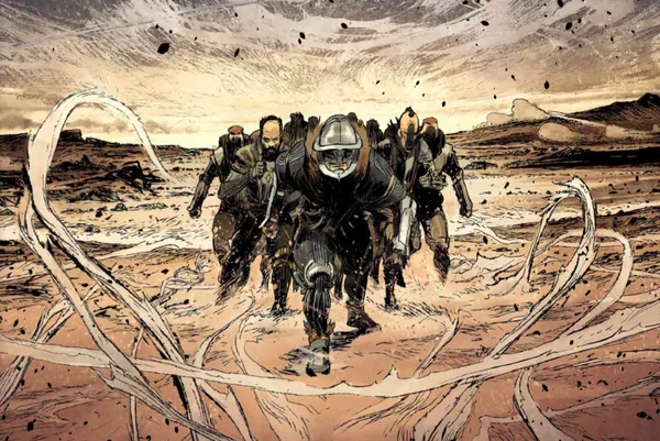 „Horda kontrwiatrowa” w sierpniu. Lost In Time wyda komiksową adaptację powieści Alaina Damasia